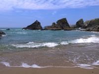 Am kleinen Strand bei den Bedruthan Steps